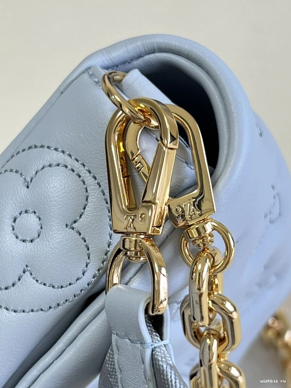 WIS ON LOUIS BUBBLEGRAM VUITTON WALLET STRAP 1130